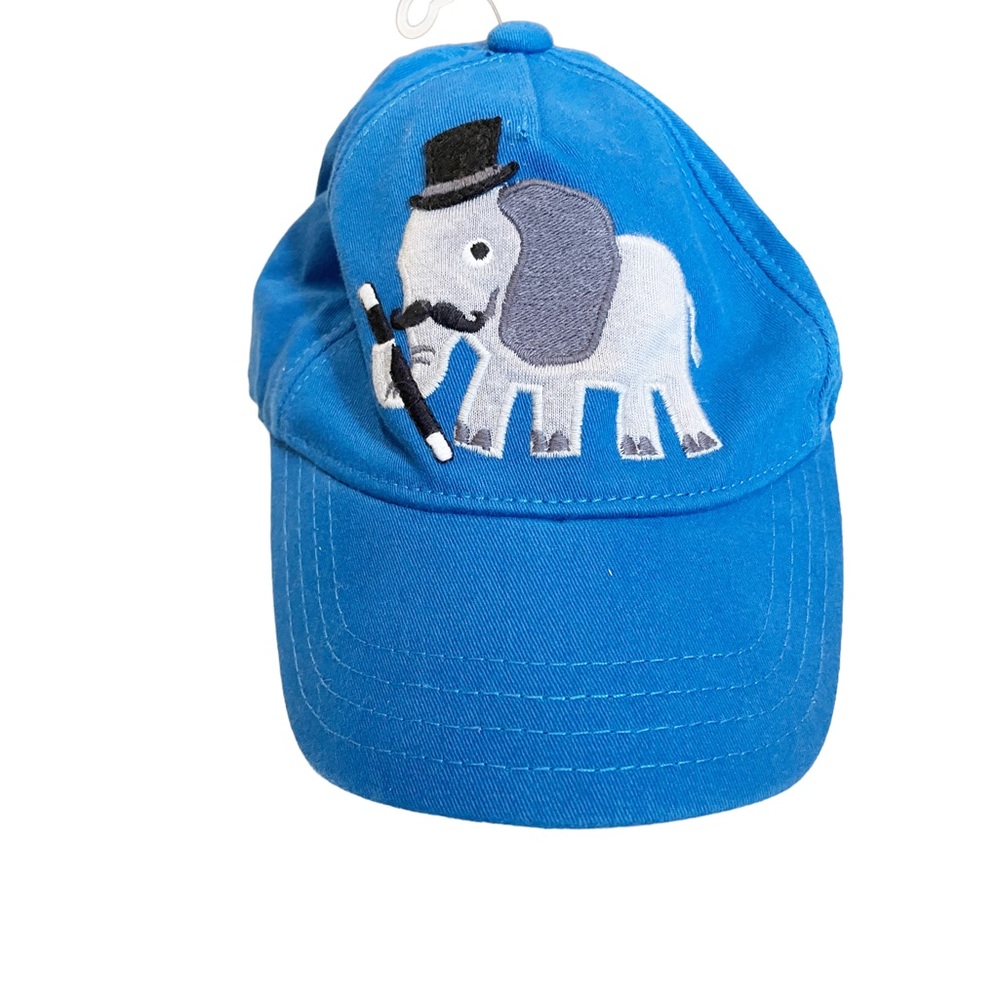 NWT Gymboree Baseball Cap Blue Elephant Circus Themed Size 12-24 months - Picture 2 of 8